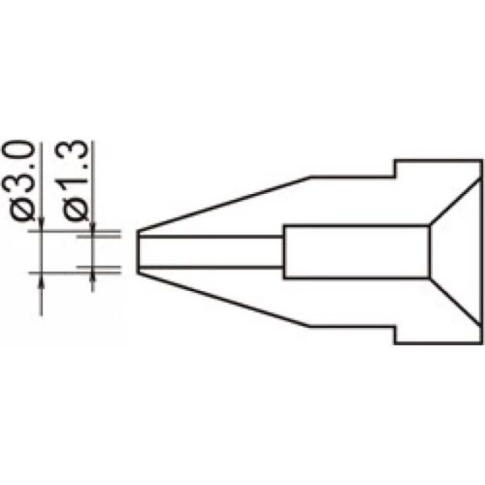 Наконечник HAKKO для HAKKO 474, 701, 702 A1006 Наконечник HAKKO для HAKKO 474, 701, 702 A1006
