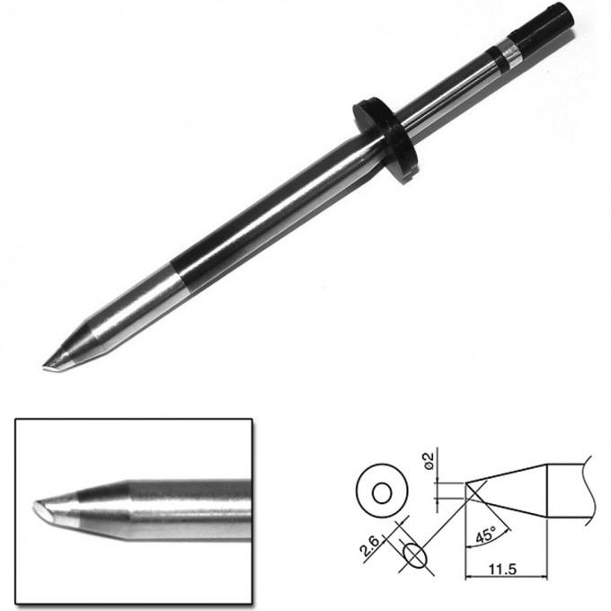 Наконечник HAKKO для станции FX-801 T33-SSBC2 Наконечник HAKKO для станции FX-801 T33-SSBC2