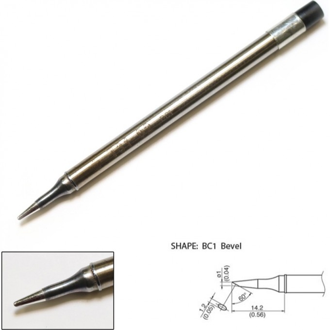 Наконечник HAKKO для станций FX-100 (400℃) T31-02BC1 Наконечник HAKKO для станций FX-100 (400℃) T31-02BC1