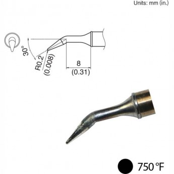 Наконечник HAKKO T31-02JL02 для станций FX-100 (400℃)