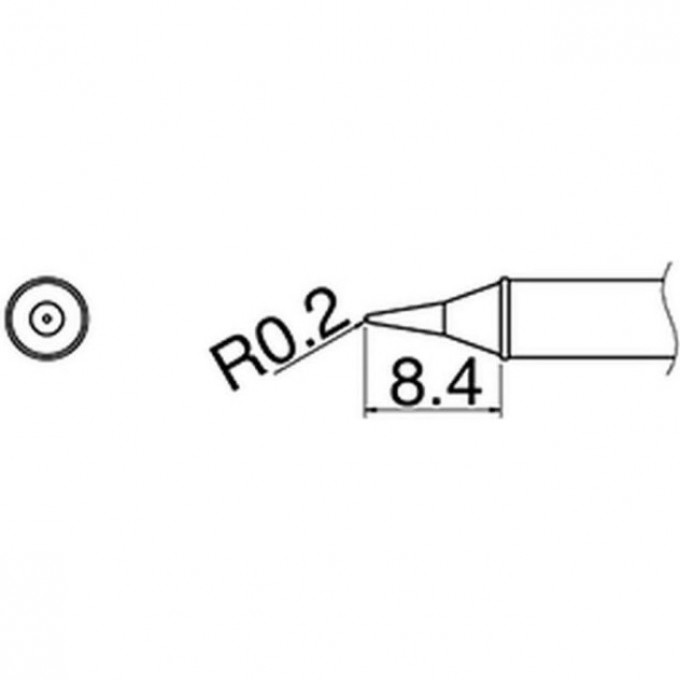 Наконечник HAKKO для станций FX-100 (450℃) T31-01I Наконечник HAKKO для станций FX-100 (450℃) T31-01I