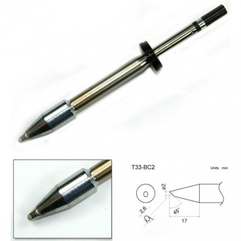 Наконечник HAKKO T33-BC2 для станций FX-801