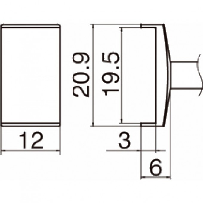Наконечник HAKKO T12-1010 Наконечник HAKKO T12-1010