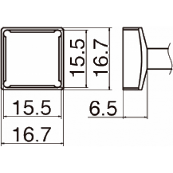 Наконечник HAKKO T12-1207