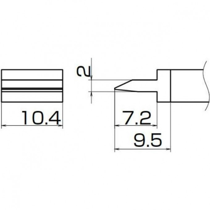 Наконечник HAKKO T12-1401 Наконечник HAKKO T12-1401