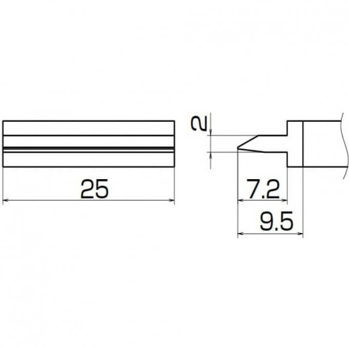 Наконечник HAKKO T12-1404 Наконечник HAKKO T12-1404