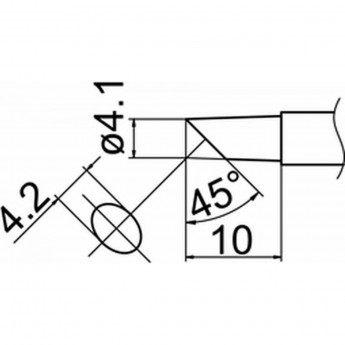 Наконечник HAKKO T12-C4Z