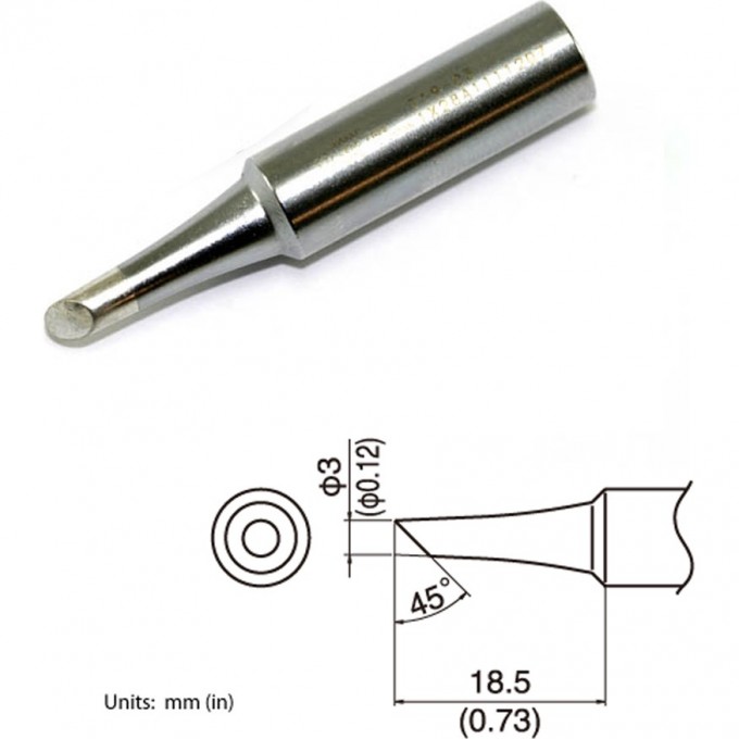 Сменный наконечник HAKKO T19-C3 Сменный наконечник HAKKO T19-C3