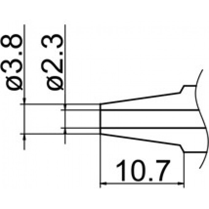 Сопло HAKKO N1-23 Сопло HAKKO N1-23
