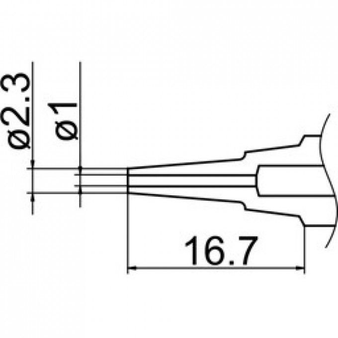 Сопло HAKKO N1-L10 Сопло HAKKO N1-L10